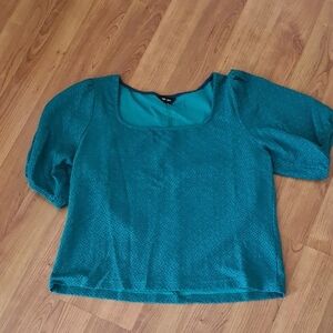 Saint+Sofia Green Top